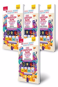 Oswaal CBSE Question Bank Chapterwise For Term 2, Class 9 (Set of 4 Books) English Language & Literature, Science, Social Science & Mathematics (For 2022 Exam)