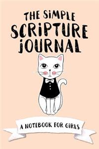 Simple Scripture Journal: A Notebook for Girls