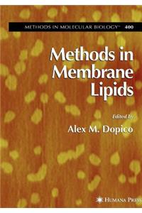 Methods in Membrane Lipids