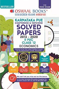 Oswaal Karnataka PUE Solved Papers II PUC Economics Book Chapterwise & Topicwise (For 2022 Exam)