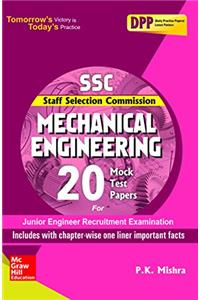 SSC Mechanical Engineering 20 Mock Test Papers
