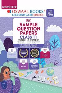 Oswaal ISC Sample Question Paper Class 11 English Paper 2 Literature Book (Reduced Syllabus for 2021 Exam.)