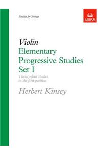 Elementary Progressive Studies, Set I for Violin