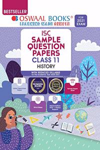 Oswaal ISC Sample Question Paper Class 11 History Book (Reduced Syllabus for 2021 Exam.)