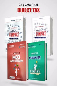 MakeMyDelivery Combo CA / CMA Final COMPACT & Q/A Compiler Direct Tax New Syllabus By CA Bhanwar Borana Applicable For May / November 2023 Exam - 2023 Edition - Total 4 volumes