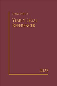 Snowwhite's Yearly Legal Referencer 2022 -Legal Diary for Maharashtra with Columns & Important Statutes for quick reference - Big Size