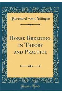 Horse Breeding, in Theory and Practice (Classic Reprint)