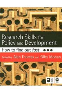 Research Skills for Policy and Development