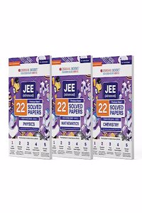 Oswaal JEE (Advanced) 22 Years Solved Papers (2002 - 2023) Physics, Chemistry & Mathematics (Set of 3 Books) (For 2024 Exam)