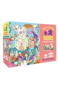 Piece It Together Family Puzzle: Purrmaid Paradise: (60-Piece Puzzle for Kids and Toddlers Ages 2-5. Cat and Kitty Puzzle Artwork)