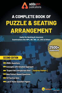 Complete Book of Puzzles & Seating Arrangement (Second Printed English Edition)