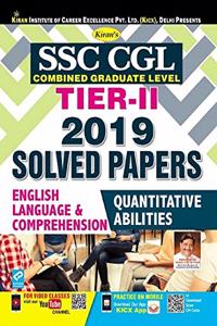 Kiran Ssc Cgl Tier-Ii 2019 Solved Papers English Language And Comprehension And Quantitative Abilities (2783)