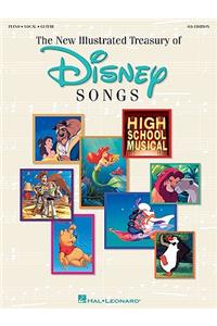 New Illustrated Treasury of Disney Songs: Piano-Vocal-Guitar