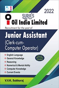 SURA`S Oil India Limited Junior Assistant (Clerk cum computer operator) Exam Books - Latest Edition 2022