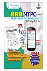 S.Chand Test Coach RRB NTPC (Phase1) Mobile Mock Test Series (MMTS) - 15 Quality Mock Tests