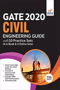 GATE 2020 Civil Engineering Guide with 10 Practice Sets (6 in Book + 4 Online) 7th edition