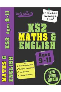 Gold Stars Bindup Workbook: KS2 Maths, English, 9-11