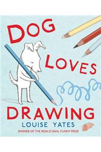 Dog Loves Drawing