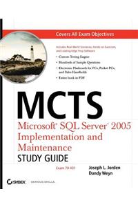 McTs: Microsoft SQL Server 2005 Implementation and Maintenance: Study Guide: Exam 70-431 [With CD-ROM]