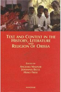 Text & Context in the History, Literature & Religion of Orissa