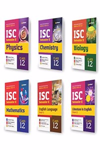 Arihant ISC Physics , Chemistry, Biology , Mathematics , English Language (Paper 1) & Literature in English (Paper 2) Semester 2 Class 12 for 2022 Exam (Set of 6 Books)