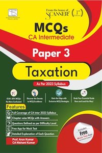 MCQs CA Intermediate Taxation (Paper 3) Scanner | 2023 Syllabus | MCQ Bank