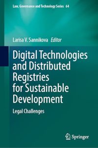 Digital Technologies and Distributed Registries for Sustainable Development: Legal Challenges