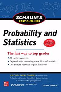 Schaum's Easy Outline Of Probability And Statistics (SCHAUM'S Easy Outlines)