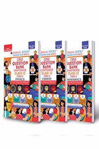 Oswaal CBSE Question Bank Chapterwise For Term 2, Class 12 (Set of 3 Books) Physics, Chemistry & Math (For 2022 Exam)