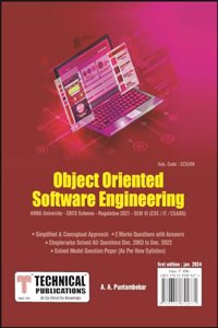 Object Oriented Software Engineering for BE Anna University R21 CBCS (VI - CSE /IT / CSBS - CCS356)