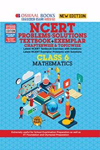 Oswaal NCERT Problems - Solutions (Textbook + Exemplar) Class 6 Mathematics Book (For March 2020 Exam)