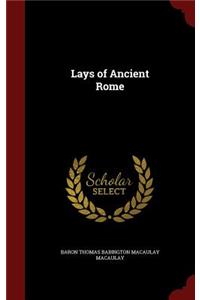 Lays of Ancient Rome