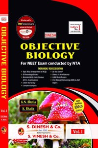 DINESH Objective Biology (Vol.I, Vol.II, Vol.III & with Free booklet) (For NEET Exam in 2021-22)