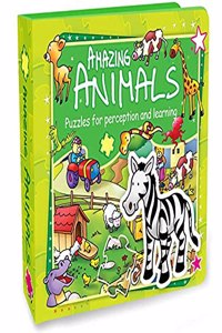 Hello Friend My First Animal Puzzle: Story Board Book For Kids