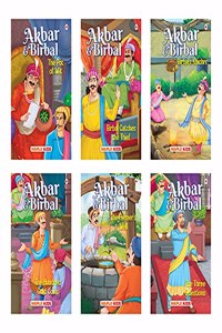 Akbar and Birbal Stories (Set of 6 Books)