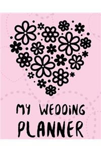 My Wedding Planner: DIY checklist Small Wedding Book Binder Organizer Christmas Assistant Mother of the Bride Calendar Dates Gift Guide For The Bride