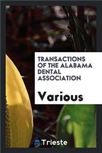 Transactions of the Alabama Dental Association