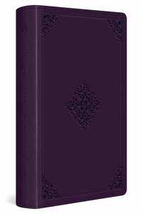 ESV Single Column Journaling Bible, Large Print (Trutone, Lavender, Ornament Design)