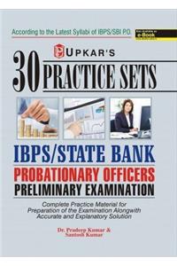 Upkar's 30 Practice Sets IBPS/State Bank PO - Pre Exam- English Version