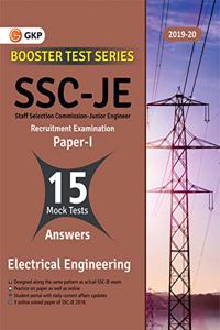 Booster Test Series - SSC JE Paper I - Electrical Engineering - 15 Mock Tests (Questions, Answers and Explanations)