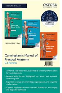 Cunningham’s Manual of Anatomy - Box set