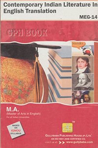 Gullybaba Ignou MA (Latest Edition) MEG14 Contemporary Indian Literature In English Translation, IGNOU Help Books with Solved Sample Question Papers and Important Exam Notes