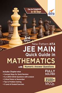 New Pattern NTA JEE Main Quick Guide in Mathematics with Numeric Answer Questions 3rd Edition