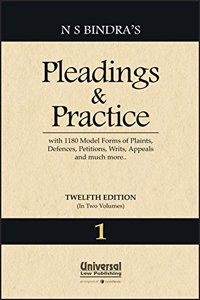 Pleadings And Practice With More Than 1180 Model Forms Of Plaints, Defences, Petitions, Writs, Appeals And Much More (Set Of 2 Vol)