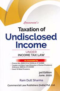 Commercial's Taxation of Undisclosed Income Under Income Tax Law - 3/e june, 2020