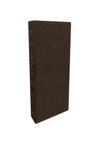 NKJV Study Bible, Premium Calfskin Leather, Brown, Full-Color, Red Letter Edition, Comfort Print