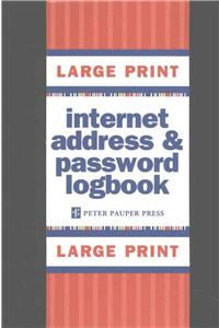 Internet Log Bk Large Print Black