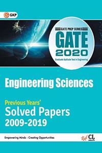 Gate 2020: Engineering Sciences - Solved Paper 2009-2019 (Section Wise)