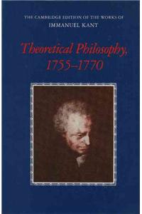 Theoretical Philosophy, 1755 1770