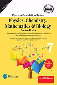 Pearson Foundation Series(Physics, Chemistry, Maths & Biology) | IIT-JEE & NEET for Class Seventh | First edition | By Pearson